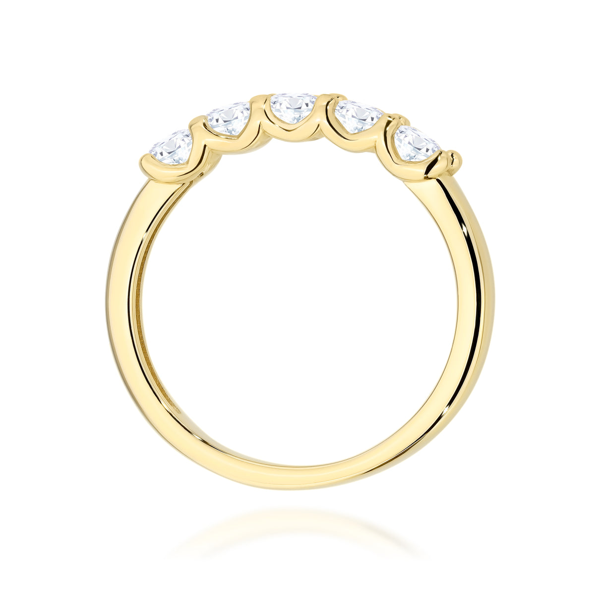 Inel Aur 14K cu Diamante de Laborator 0.50 ct
