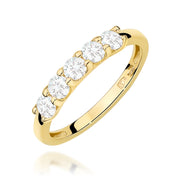 Inel Aur 9K cu Diamante de Laborator 0.50 ct