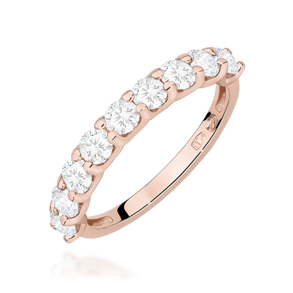 Inel Aur 14K cu Diamante de Laborator 0.90 ct