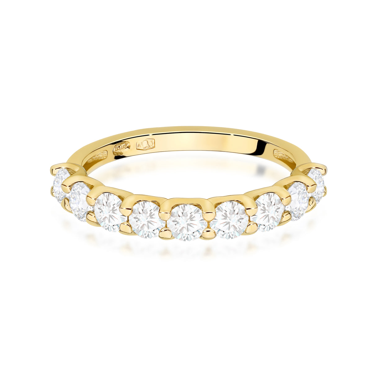 Inel Aur 9K cu Diamante de Laborator 0.90 ct