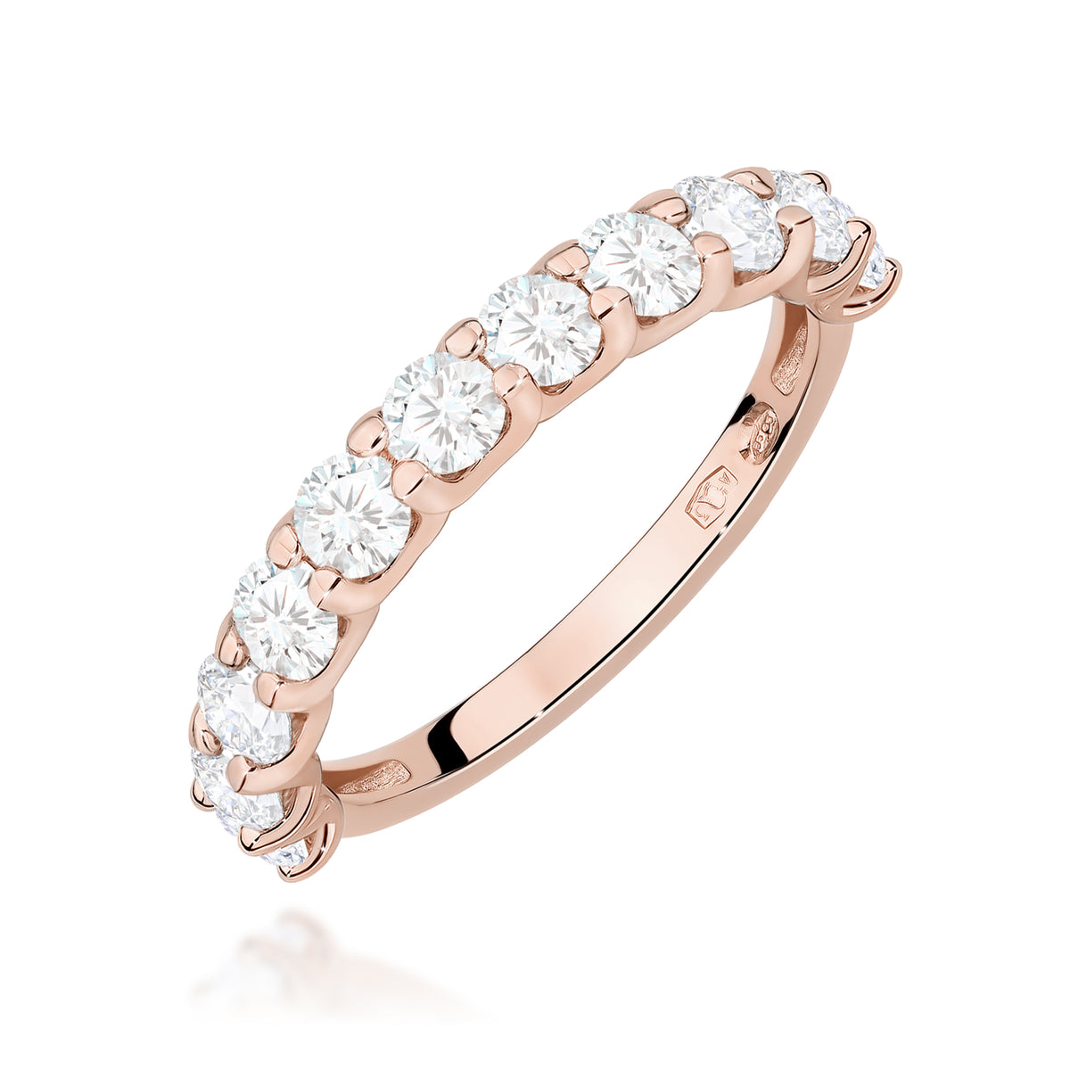 Inel Aur 14K cu Diamante Naturale 1.10 ct