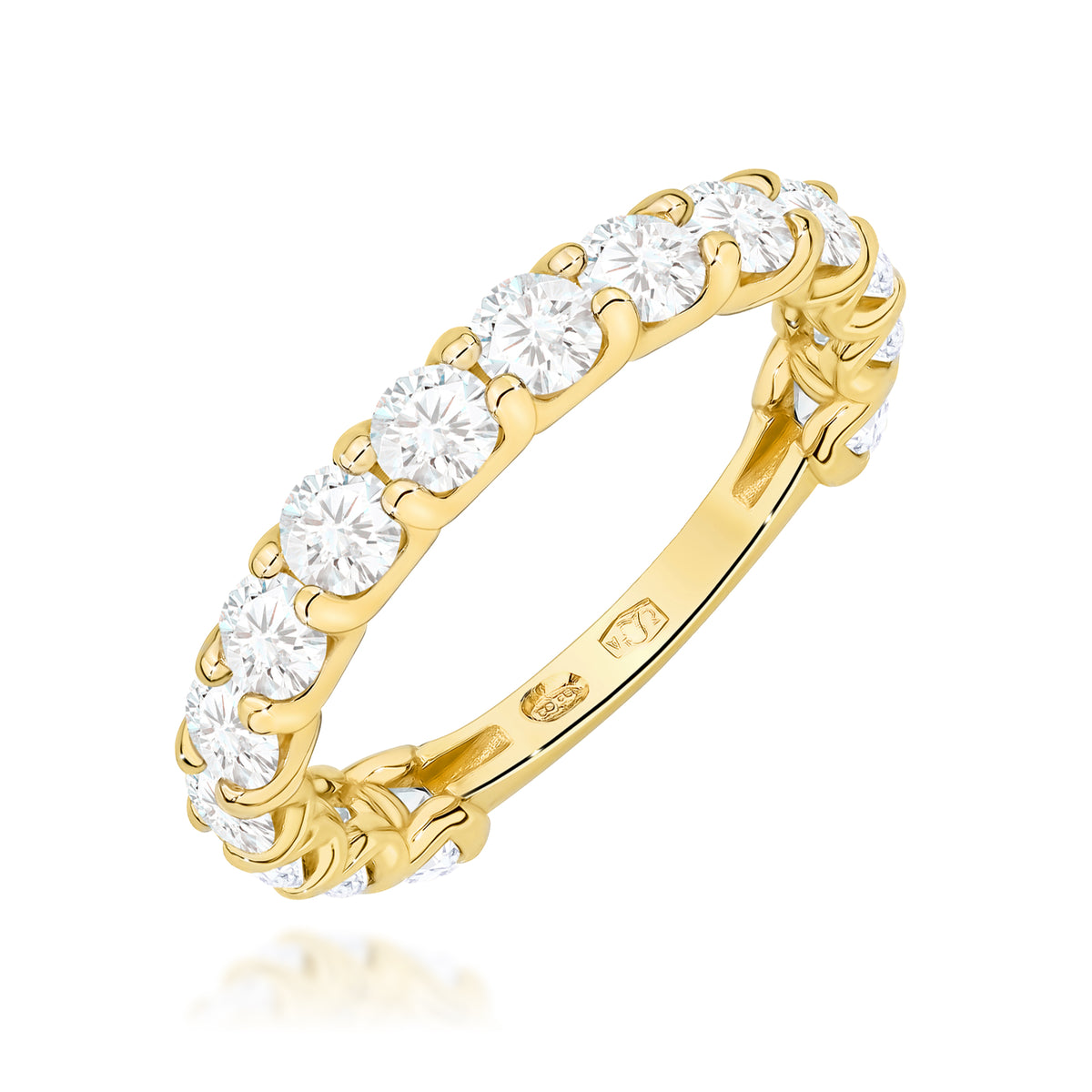 Inel Aur 14K cu Diamante de Laborator 1.50 ct