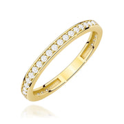 Inel Aur 14K cu Diamante de Laborator 0.28 ct