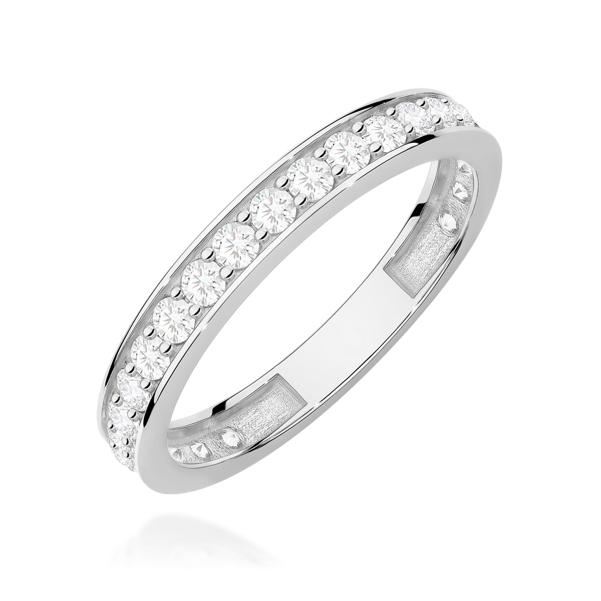 Inel Aur 9K cu Diamante de Laborator 0.46 ct