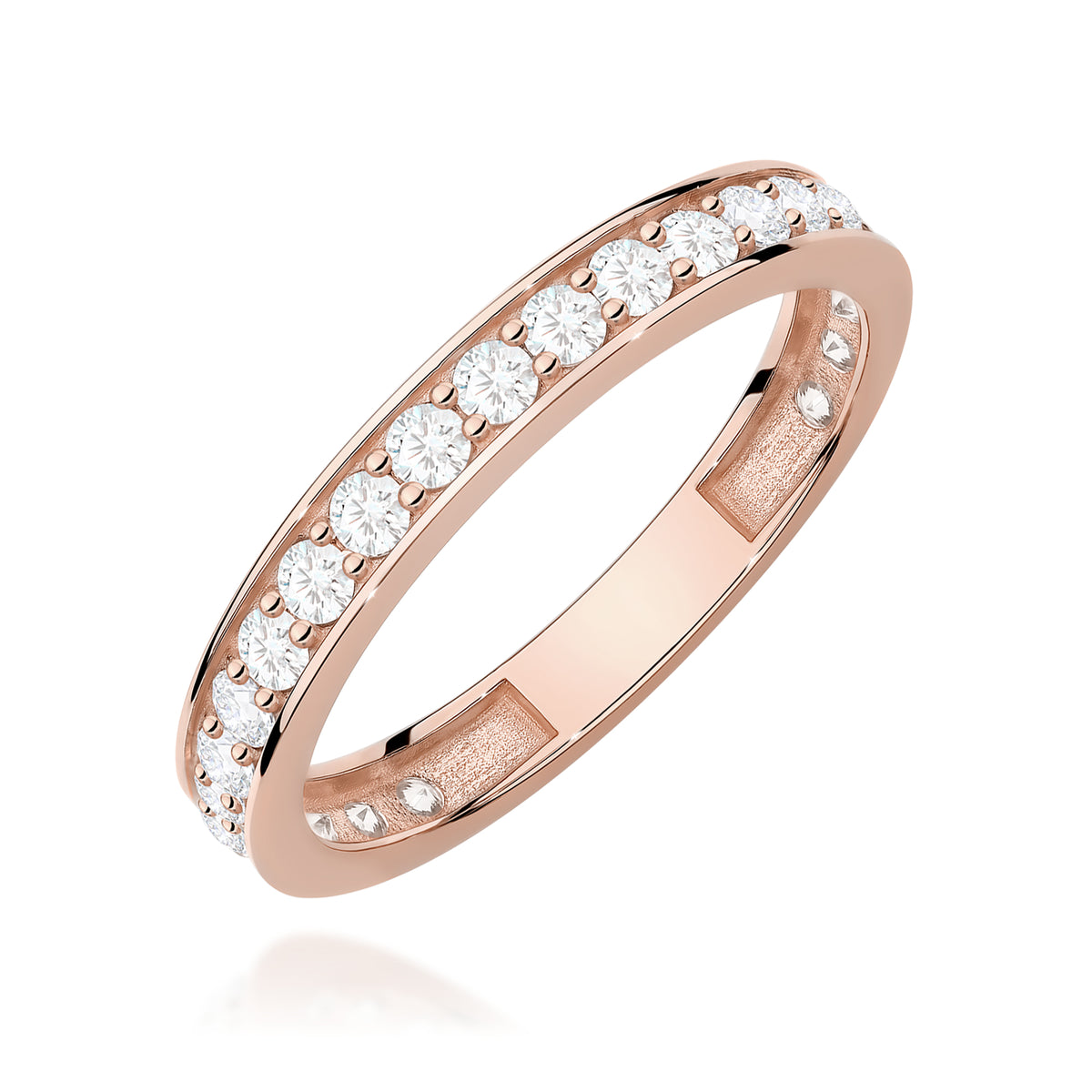 Inel Aur 14K cu Diamante Naturale 0.46 ct