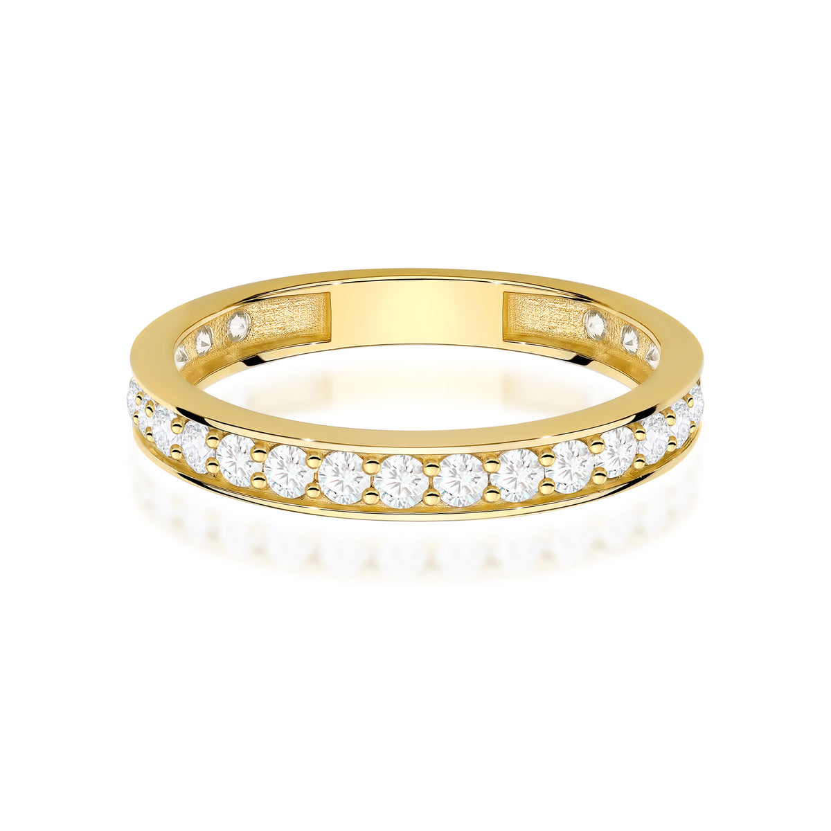 Inel Aur 9K cu Diamante de Laborator 0.46 ct