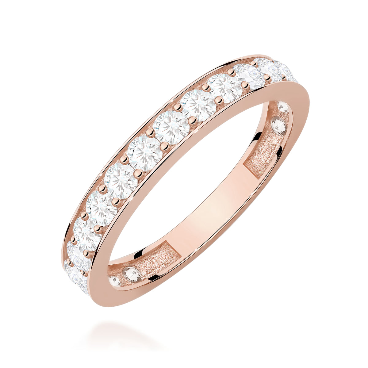 Inel Aur 14K cu Diamante de Laborator 0.76 ct