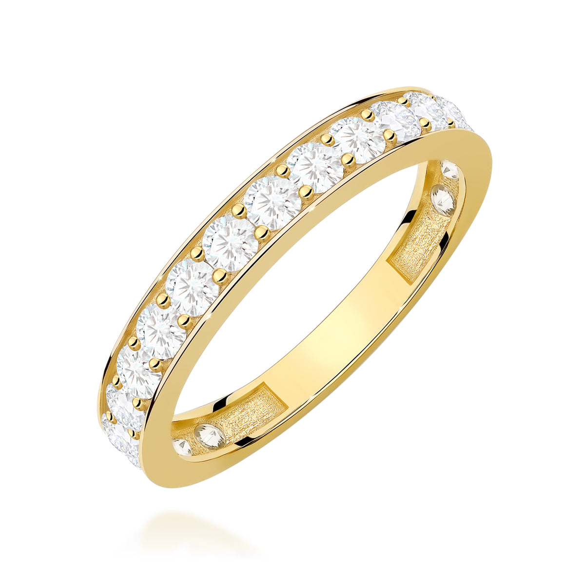 Inel Aur 14K cu Diamante de Laborator 0.76 ct