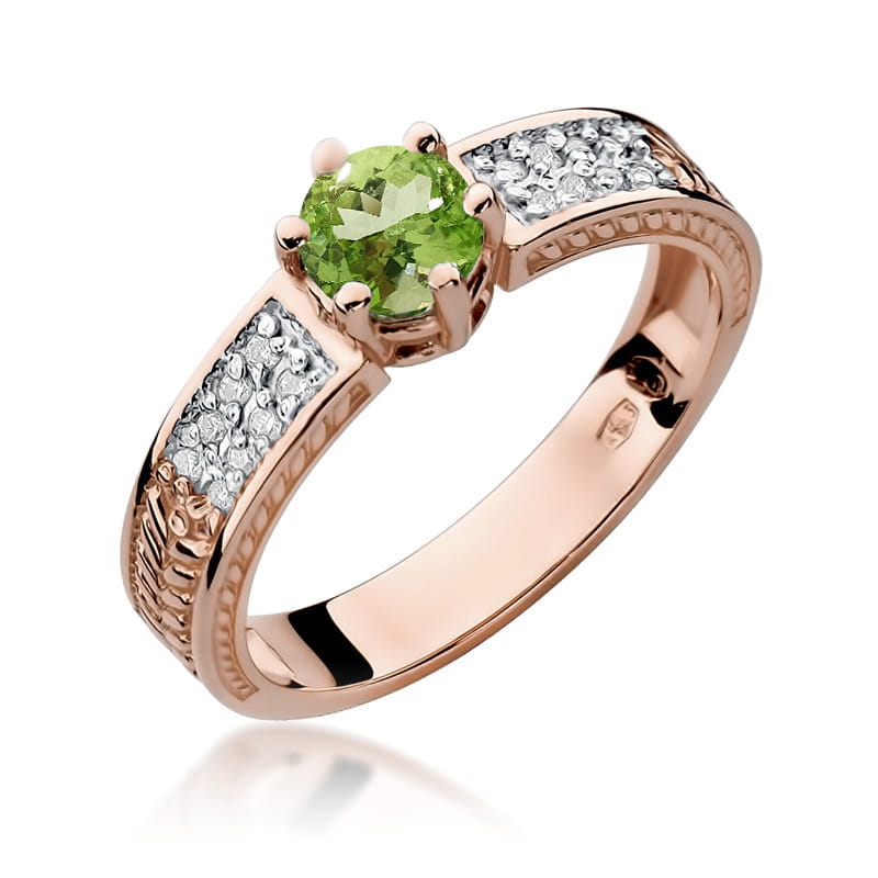 Inel Aur 14K cu Peridot 0.60 ct