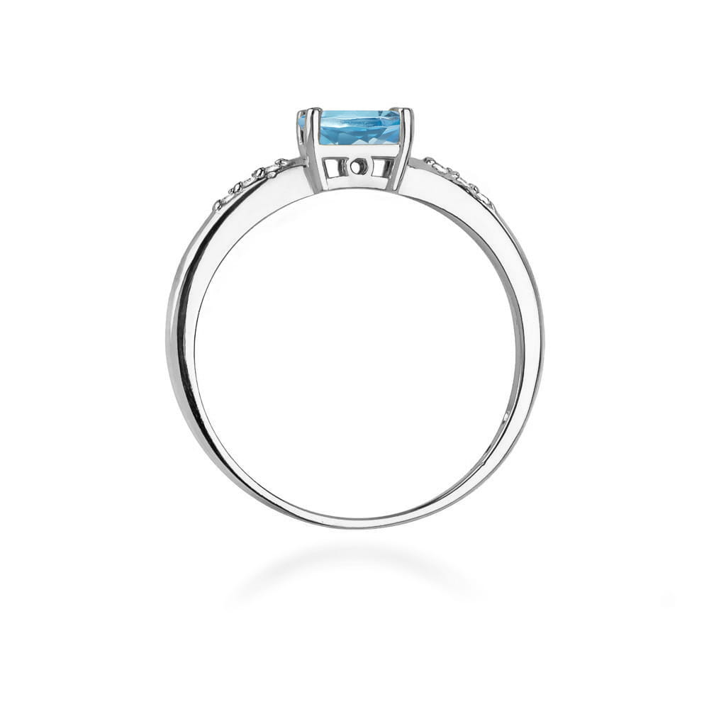 Inel Aur 14K W077 Topaz 0.50ct