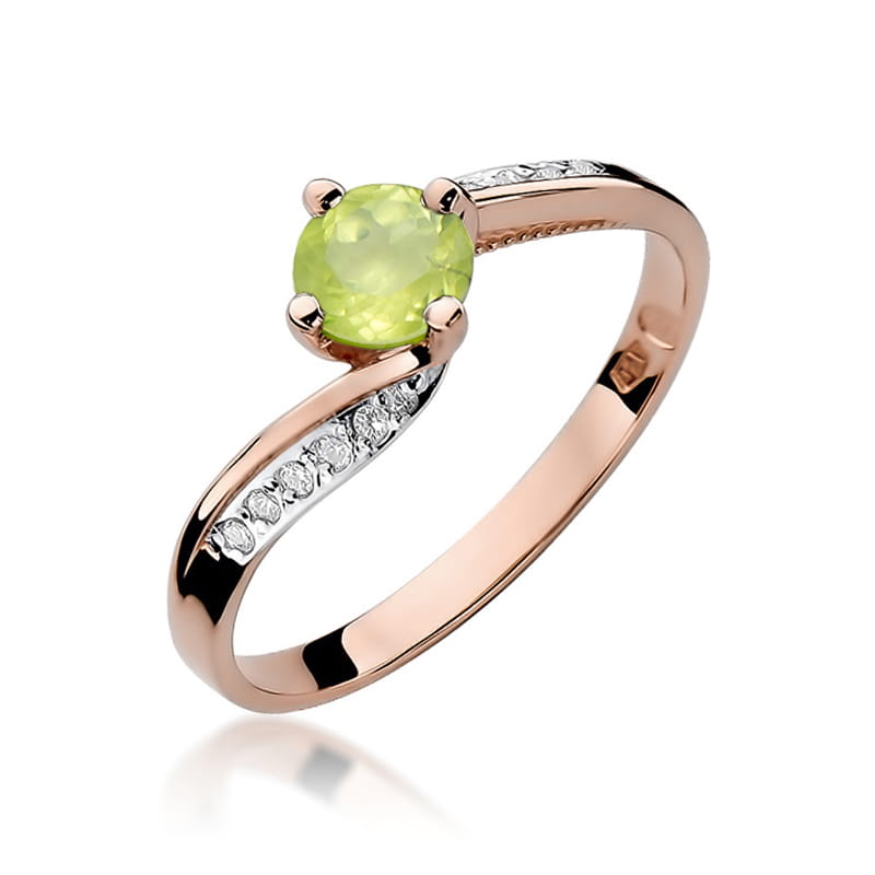 Inel Aur 14k cu Peridot 0.60 ct