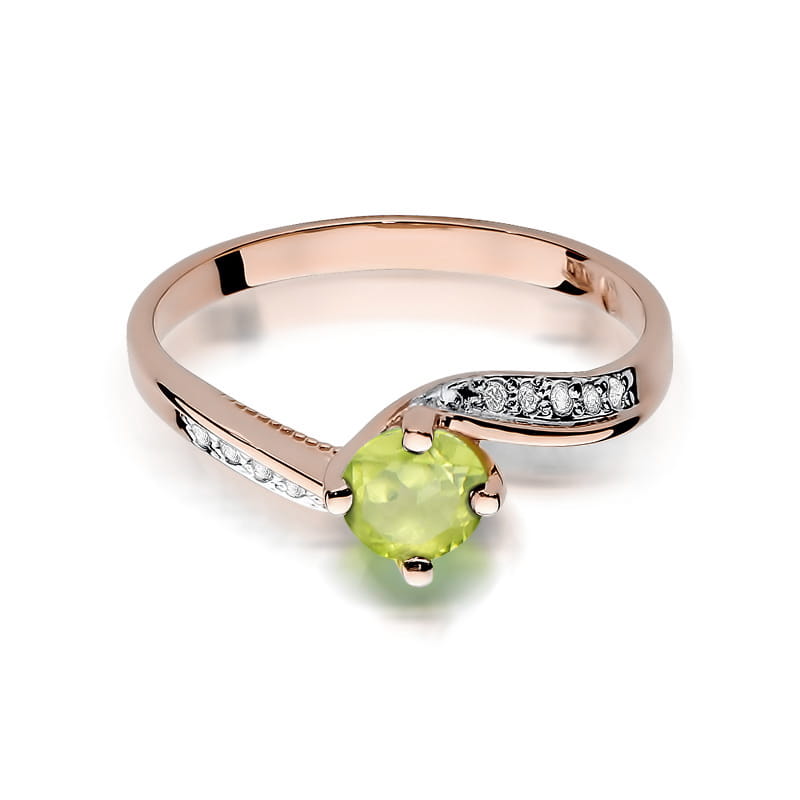 Inel Aur 14k cu Peridot 0.60 ct