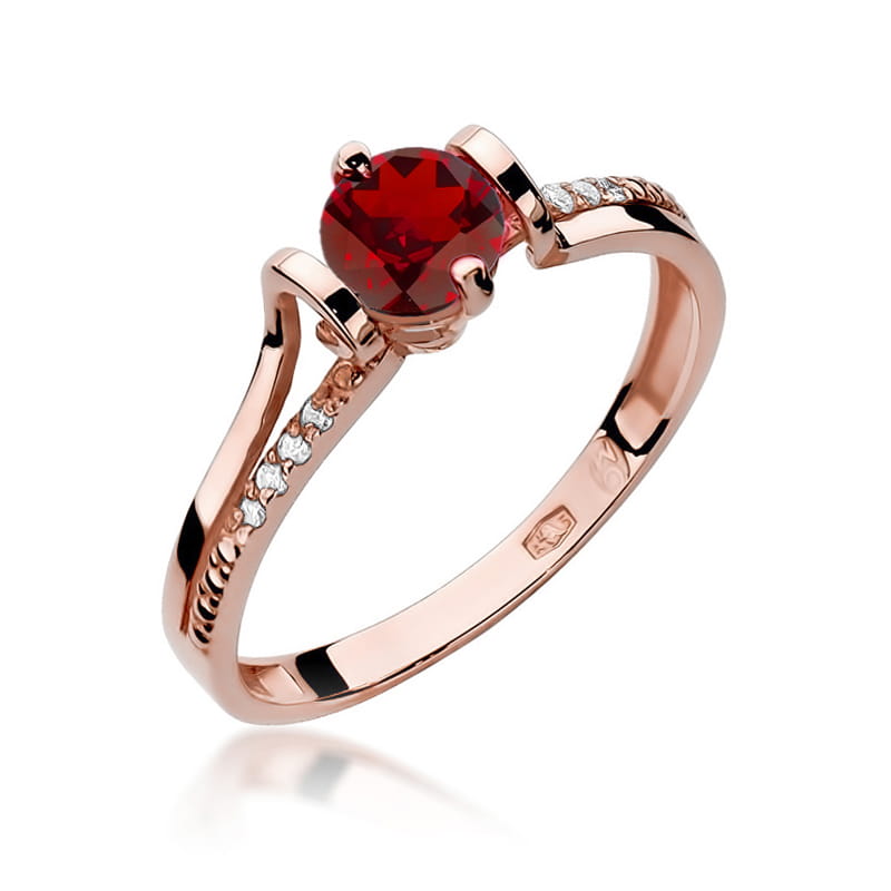 Inel Aur 14k cu Garnet 0.60 ct