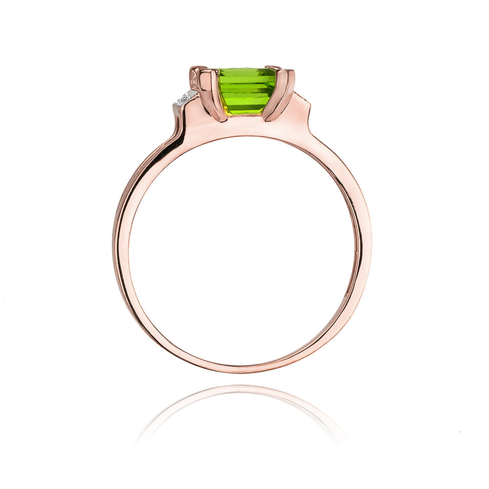 Inel Aur 14k cu Peridot 1.10 ct