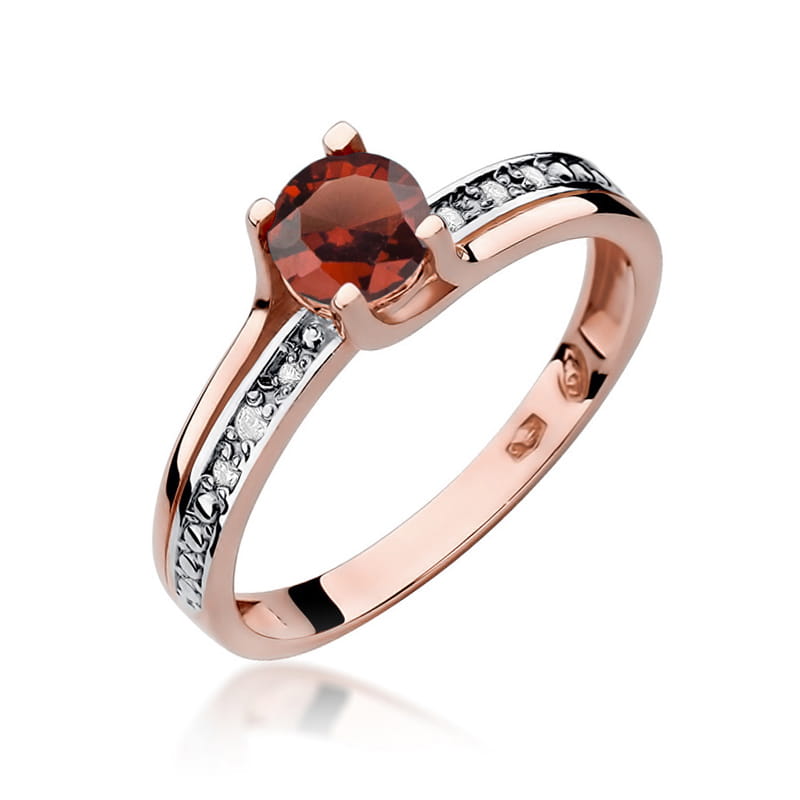 Inel Aur 14k cu Garnet 0.60 ct