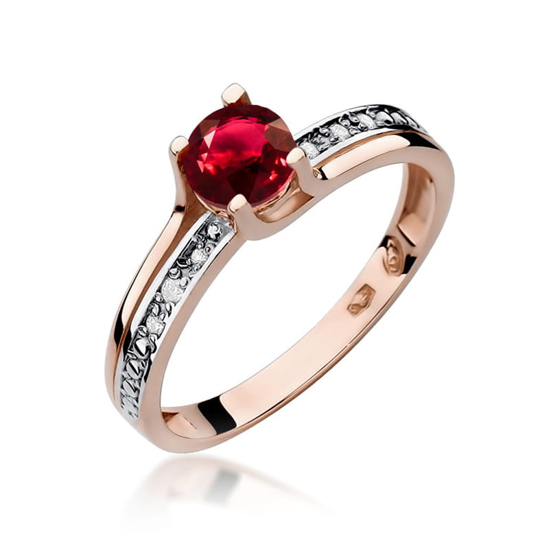 Inel Aur 14K W106 Rubin 0.60ct