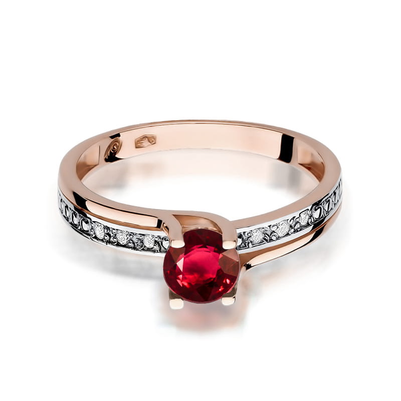 Inel Aur 14K W106 Rubin 0.60ct