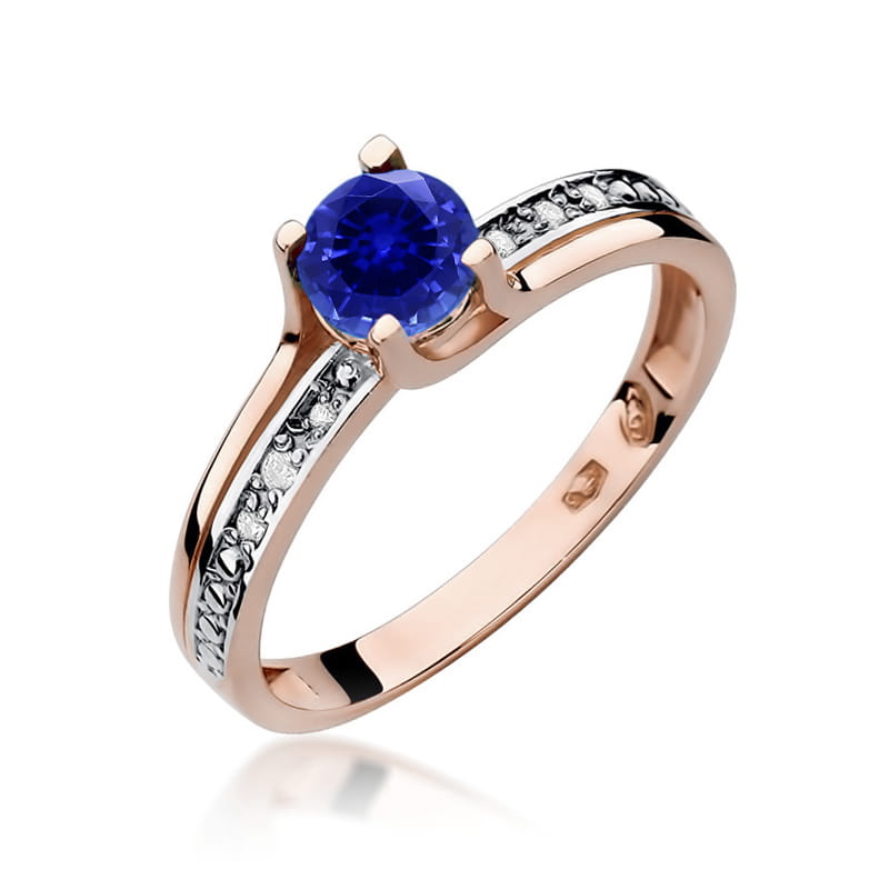 Inel Aur 14K W106 Safir 0.50ct