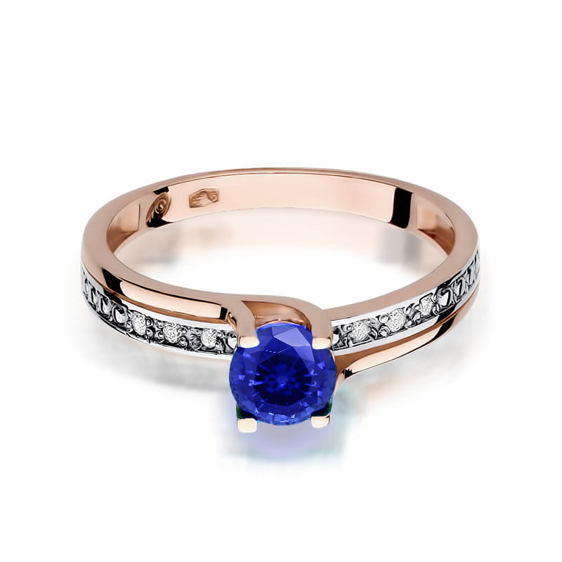 Inel Aur 14K W106 Safir 0.50ct