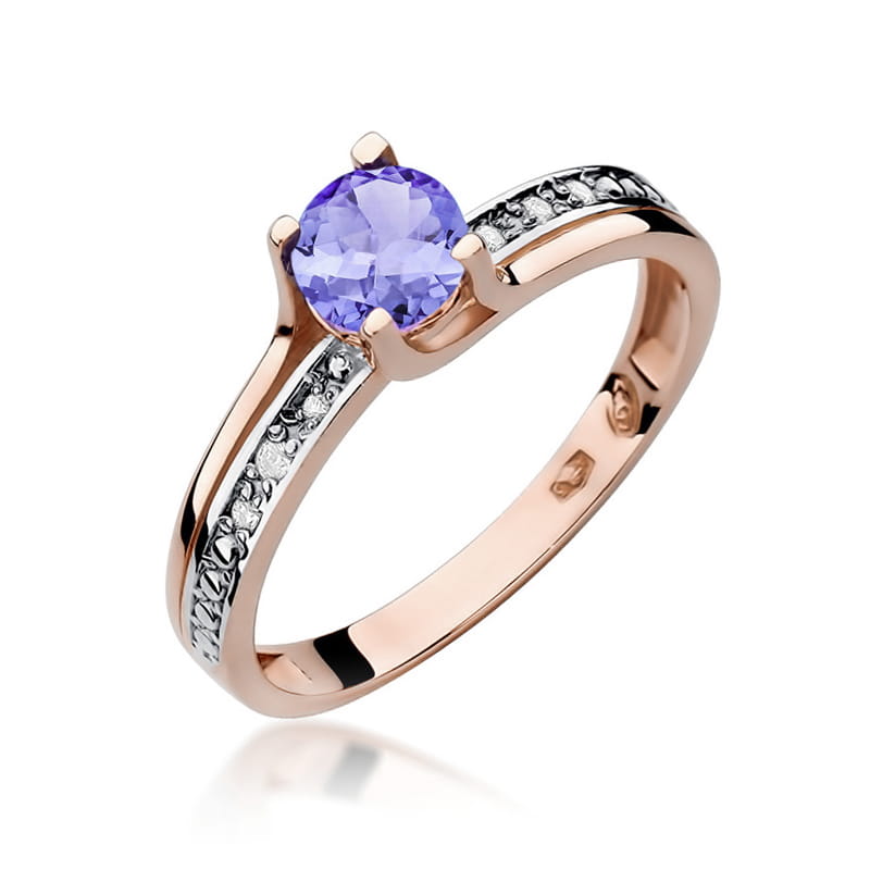 Inel Aur 14K W106 Tanzanit 0.50ct