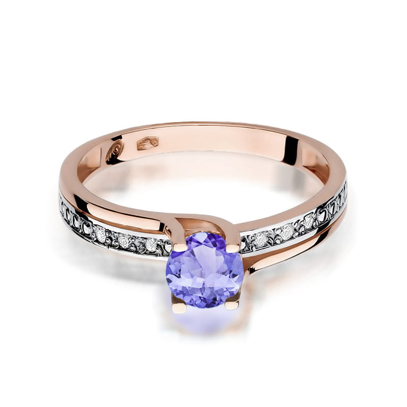 Inel Aur 14K W106 Tanzanit 0.50ct