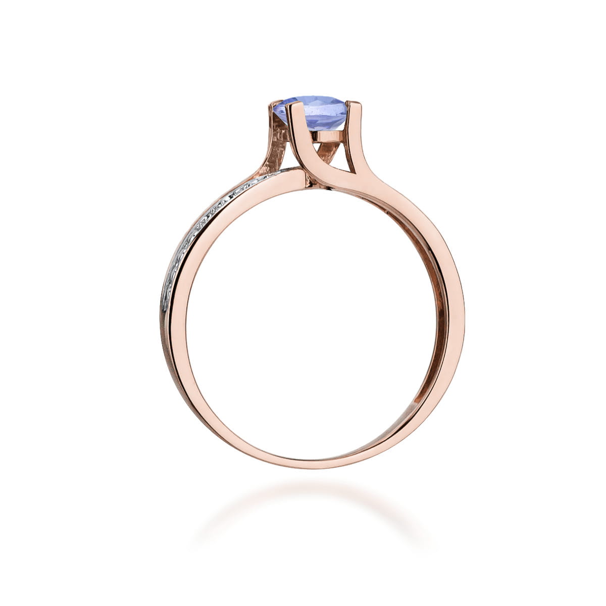 Inel Aur 14K W106 Tanzanit 0.50ct
