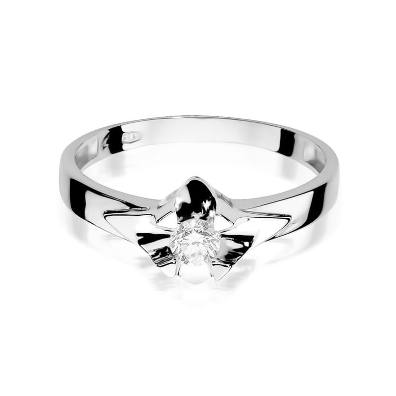 Inel Aur 14K cu Diamant Natural 0.20 ct