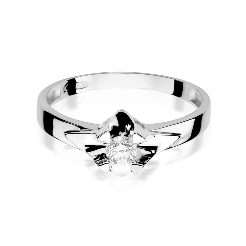 Inel Aur 14K cu Diamant Natural 0.23 ct