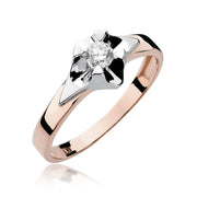Inel Aur 14K cu Diamant Natural 0.25 ct
