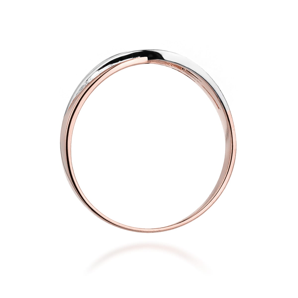 Inel Aur 14K W156 Diamant 0.04ct