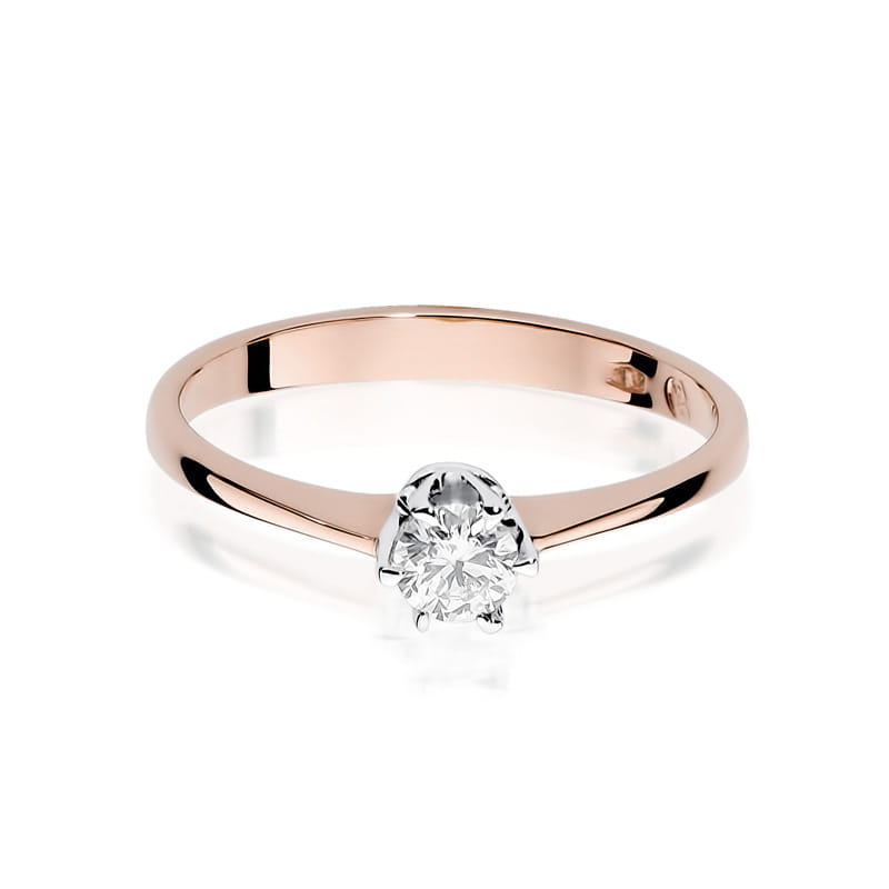 Inel Aur 14K cu Diamant Natural 0.20 ct