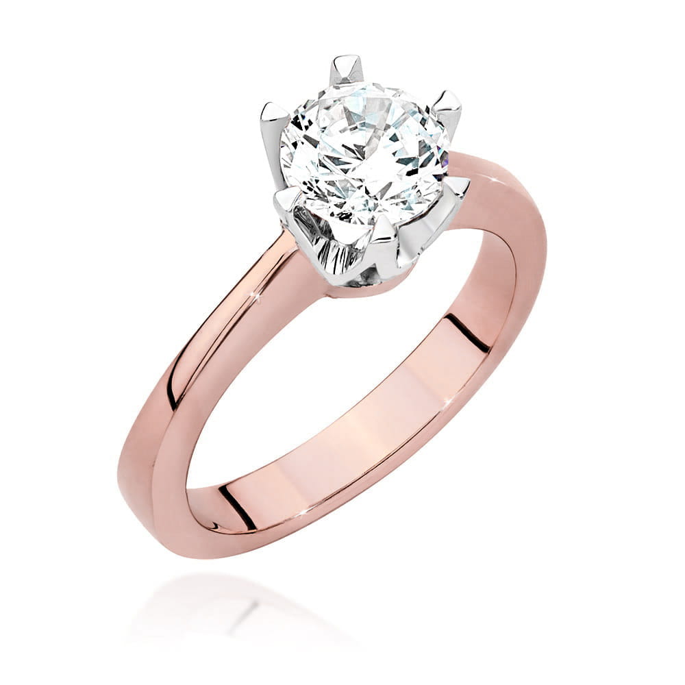 Inel Aur 14K cu Diamant Natural 0.70 ct