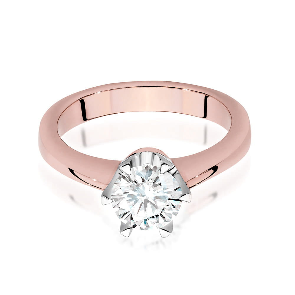 Inel Aur 14K cu Diamant Natural 0.70 ct
