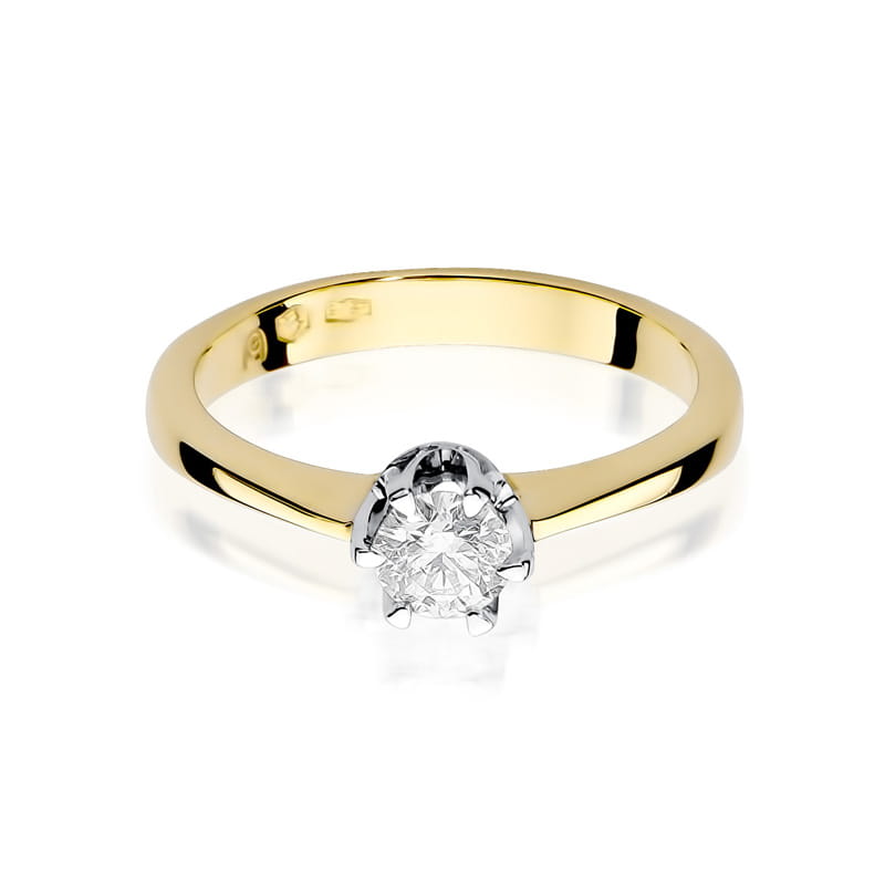 Inel Aur 14K cu Diamant Natural 0.25 ct