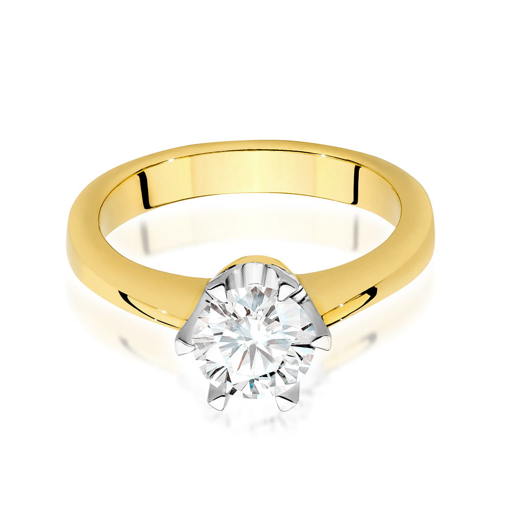Inel Aur 14K cu Diamant Natural 0.70 ct