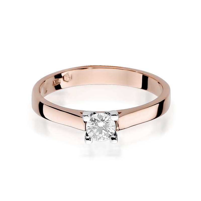 Inel Aur 14K cu Diamant Natural 0.20 ct