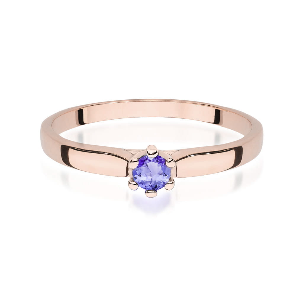Inel Aur 14K W222 Tanzanit 0.15ct