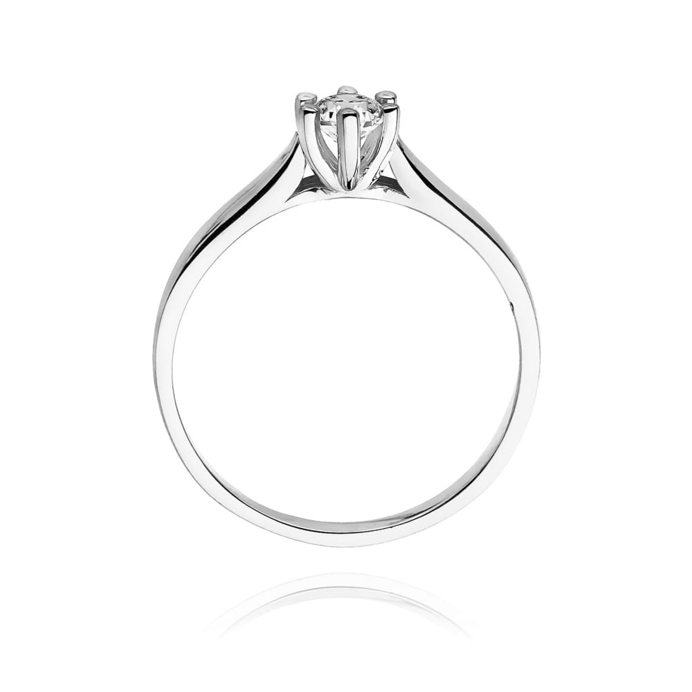 Inel Aur 14K cu Diamant Natural 0.23 ct