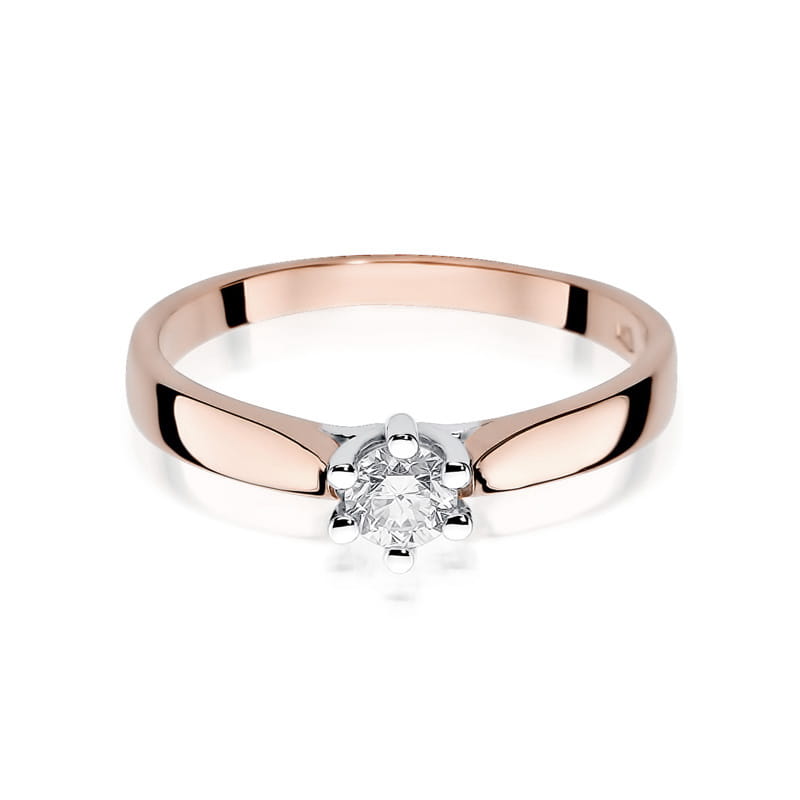 Inel Aur 14K cu Diamant 0.25 ct