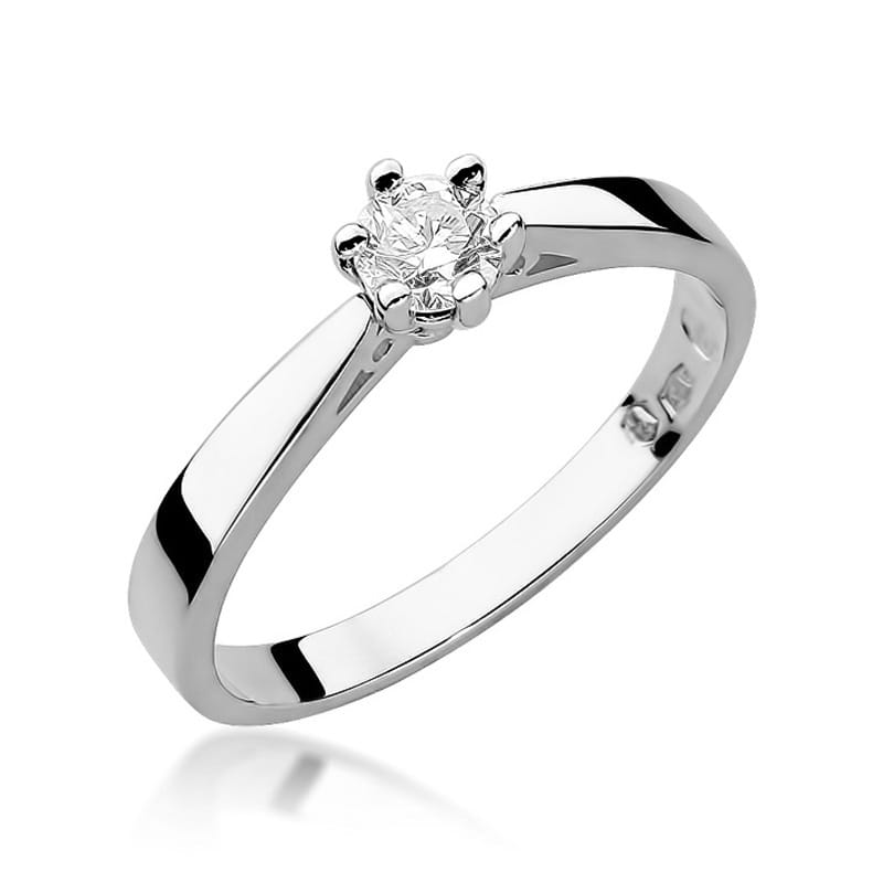 Inel Aur 14K W229B Diamant 0.20ct