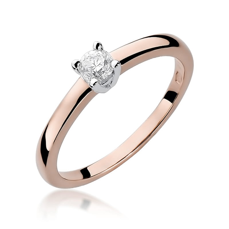 Inel Aur 14K W292 Diamant 0.15ct