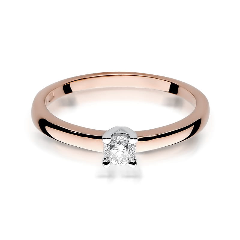 Inel Aur 14K W292 Diamant 0.15ct