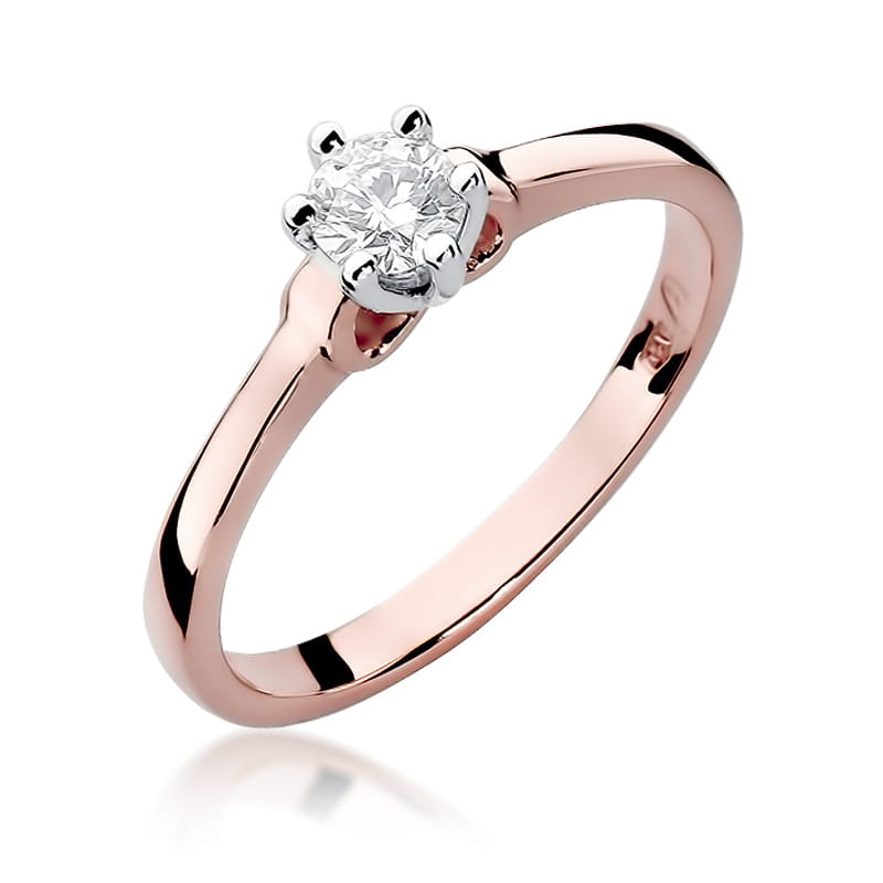 Inel Aur 14K cu Diamant 0.25 ct