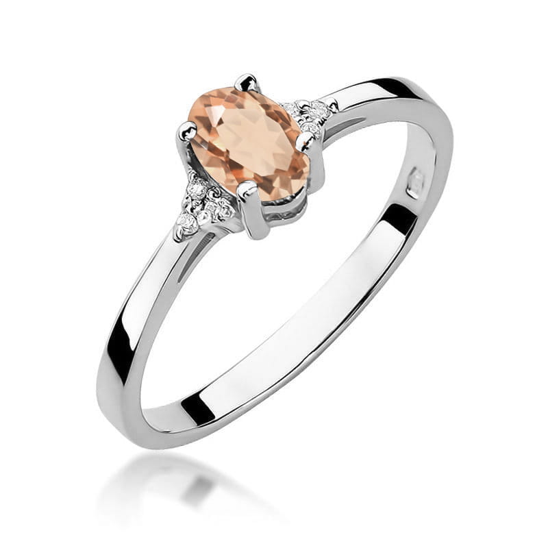 Inel Aur 14K W301 Morganit 0.40ct