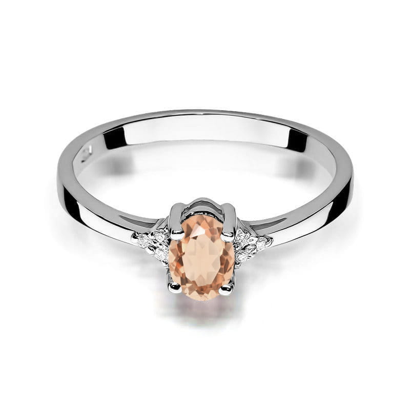 Inel Aur 14K W301 Morganit 0.40ct