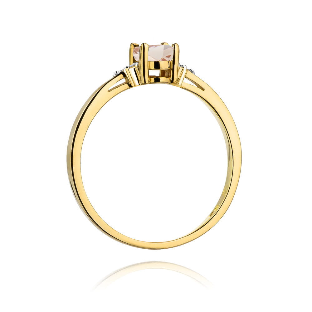Inel Aur 14K W301 Morganit 0.40ct