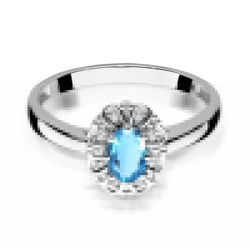 Inel Aur 14K W304 Topaz 0.50ct