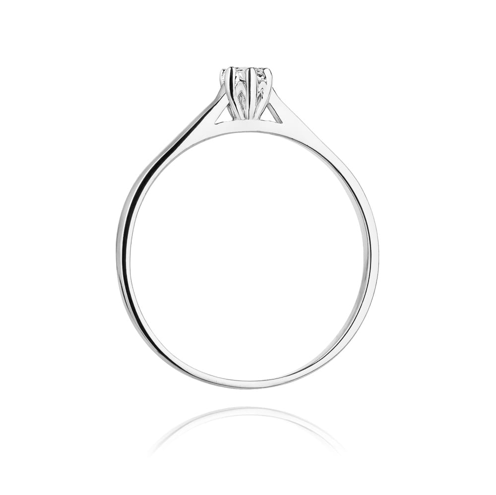 Inel Aur 14K W311 Diamant 0.10ct