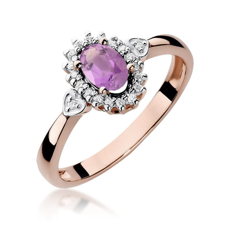Inel Aur 14K W312 Ametist 0.40ct