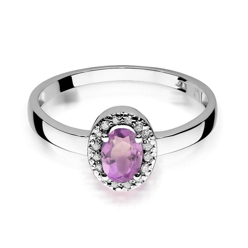 Inel Aur 14K W330 Ametist 0.40ct